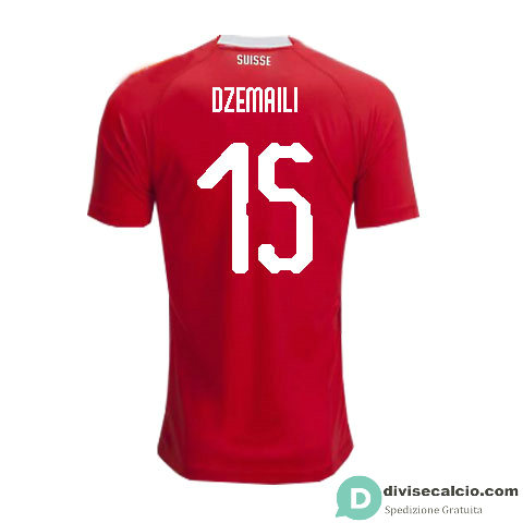 Maglia Svizzera Gara Home 15#DZEMAILI2018