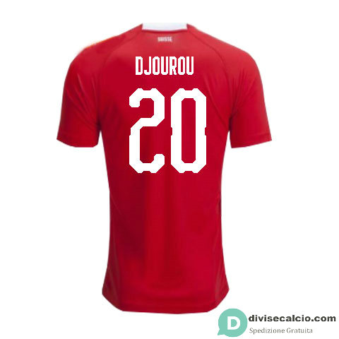 Maglia Svizzera Gara Home 20#DJOUROU 2018