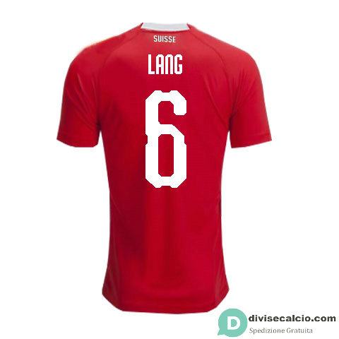 Maglia Svizzera Gara Home 6#LANG 2018