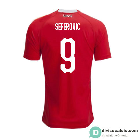 Maglia Svizzera Gara Home 9#SEFEROVIC 2018