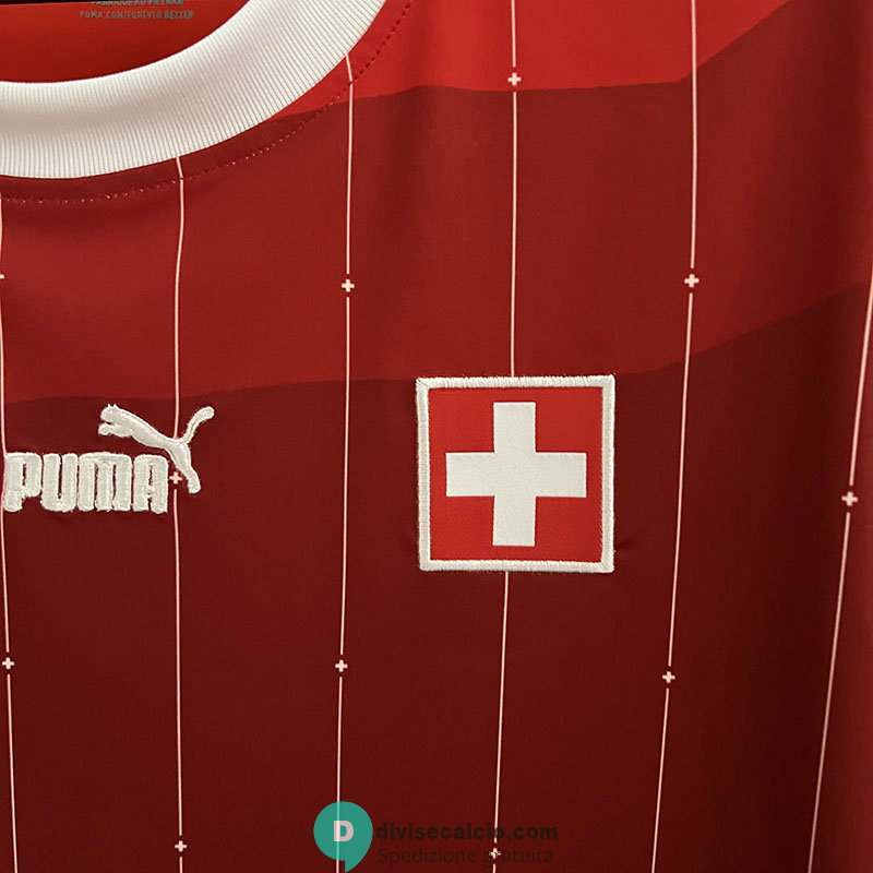 Maglia Svizzera Retro Gara Home 2023/2024