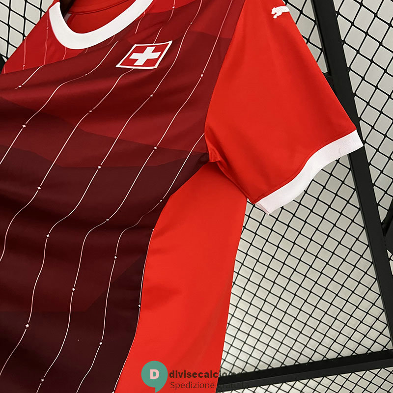 Maglia Svizzera Retro Gara Home 2023/2024