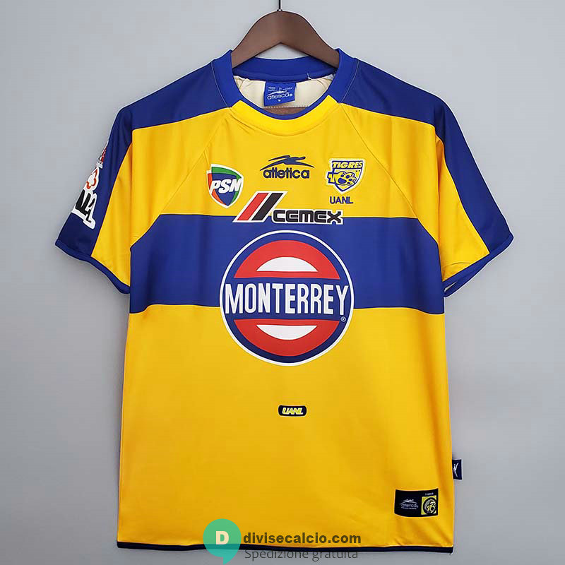 Maglia Tigres UANL Retro Gara Home 2001/2002