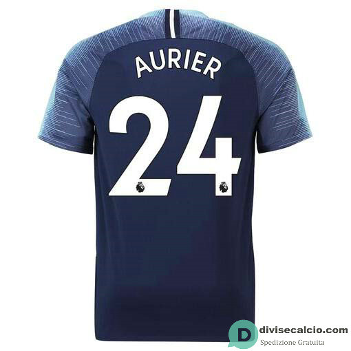 Maglia Tottenham Hotspur Gara Away 24#AURIER 2018-2019