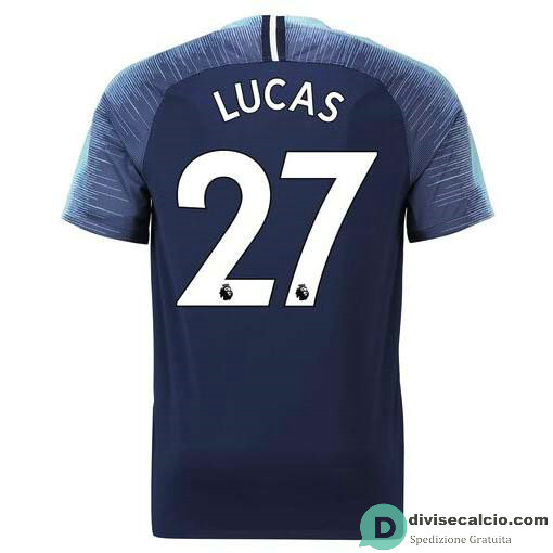 Maglia Tottenham Hotspur Gara Away 27#LUCAS 2018-2019