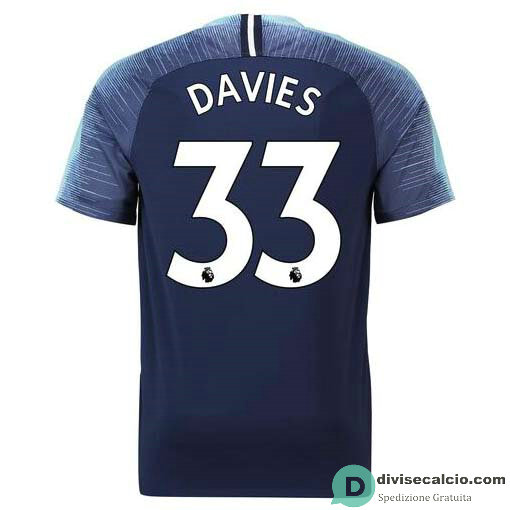 Maglia Tottenham Hotspur Gara Away 33#DAVIES 2018-2019