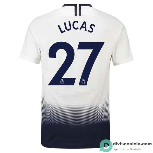 Maglia Tottenham Hotspur Gara Home 27#LUCAS 2018-2019