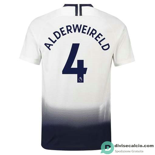 Maglia Tottenham Hotspur Gara Home 4#ALDERWEIRELD 2018-2019