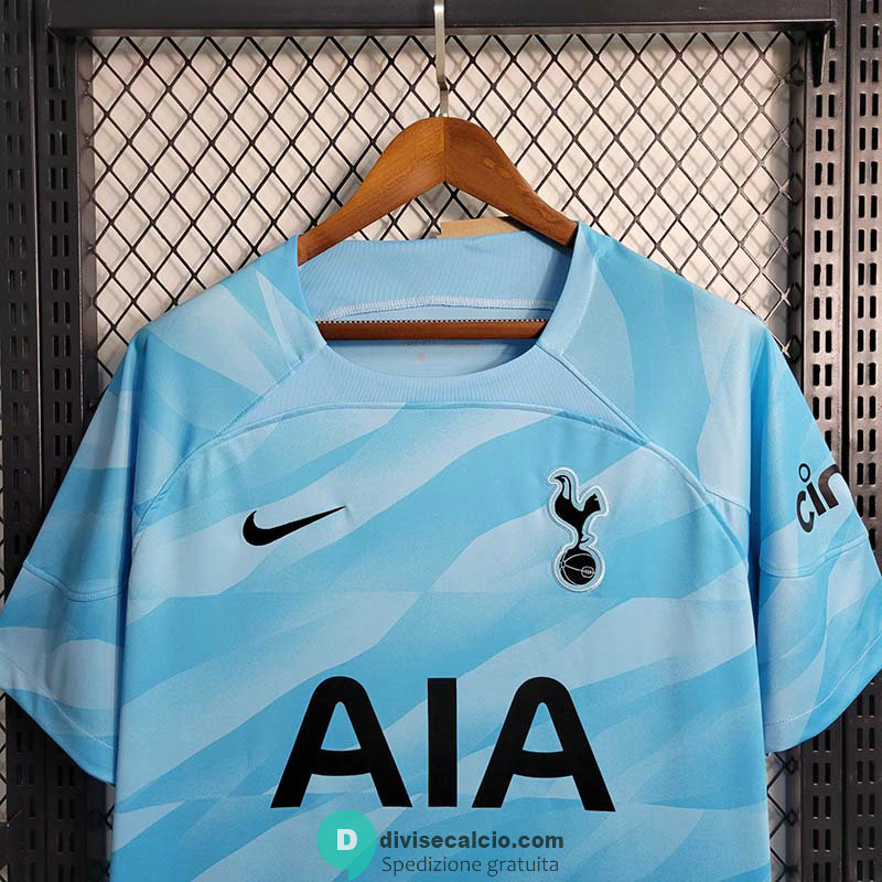 Maglia Tottenham Hotspur Portiere Blue 2023/2024