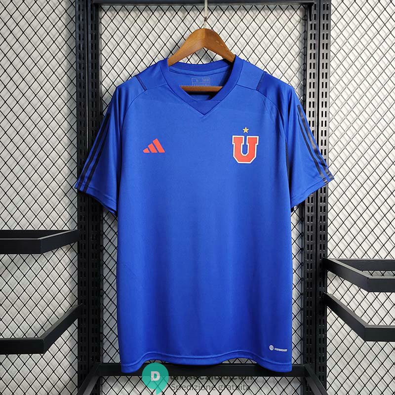 Maglia Universidad De Chile Training Suit Blue I 2023/2024