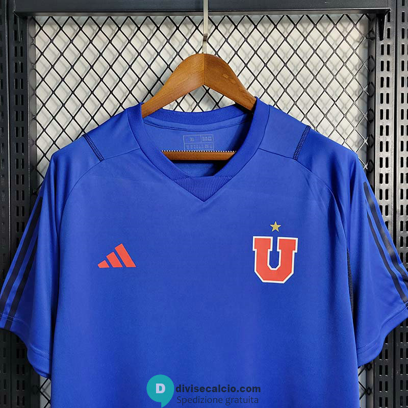 Maglia Universidad De Chile Training Suit Blue I 2023/2024