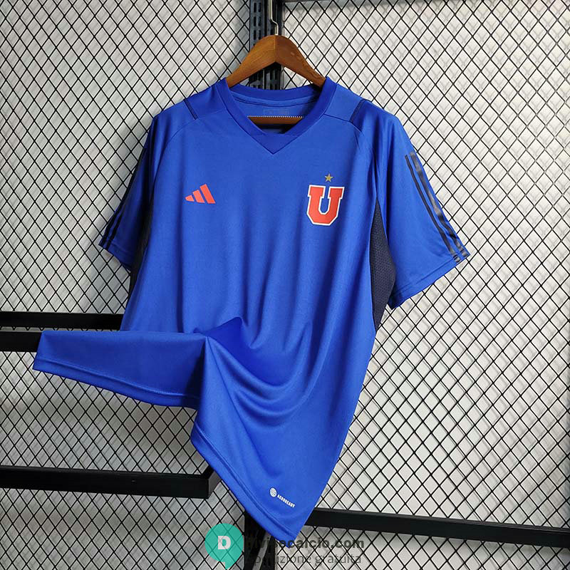 Maglia Universidad De Chile Training Suit Blue I 2023/2024