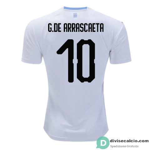 Maglia Uruguay Gara Away 10#G.DE ARRASCAETA 2018