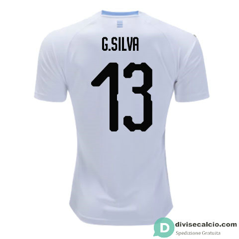 Maglia Uruguay Gara Away 13#G.SILVA 2018