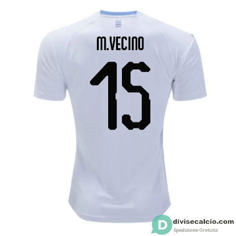 Maglia Uruguay Gara Away 15#M.VECINO 2018