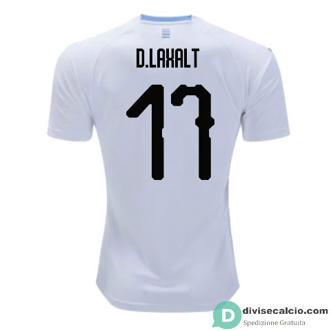 Maglia Uruguay Gara Away 17#D.LAXALT 2018