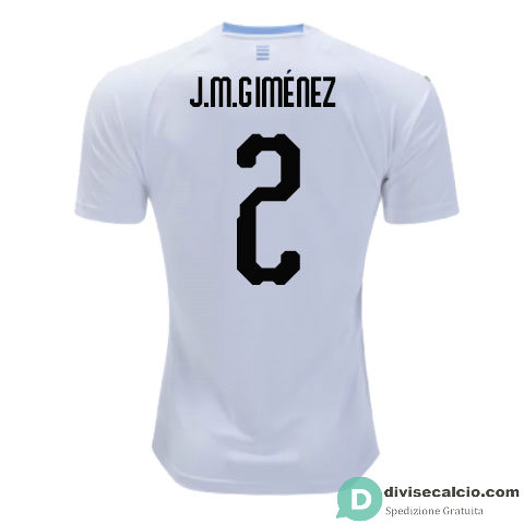Maglia Uruguay Gara Away 2#J.M.GIMENEZ 2018