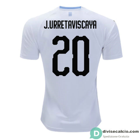 Maglia Uruguay Gara Away 20#J.URRETAVISCAYA 2018