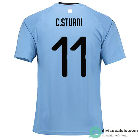 Maglia Uruguay Gara Home 11#C.STUANI 2018