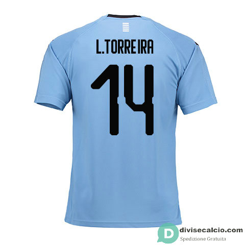 Maglia Uruguay Gara Home 14#L.TORREIRA 2018