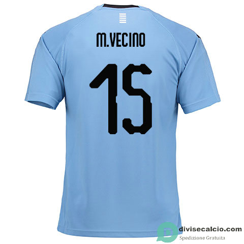 Maglia Uruguay Gara Home 15#M.VECINO 2018