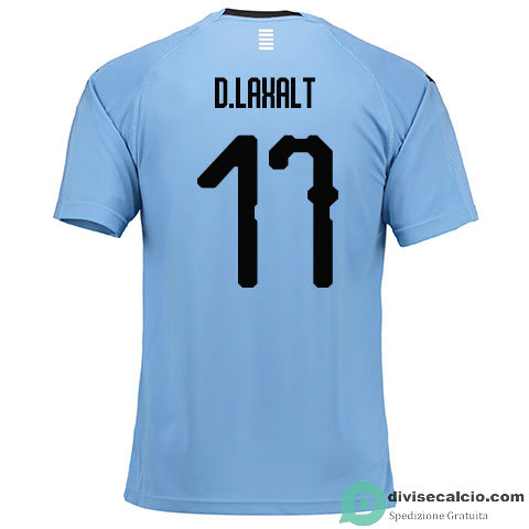 Maglia Uruguay Gara Home 17#D.LAXALT 2018