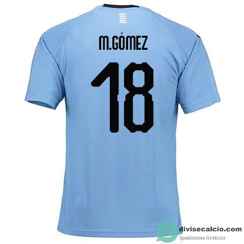 Maglia Uruguay Gara Home 18#M.GOMEZ 2018