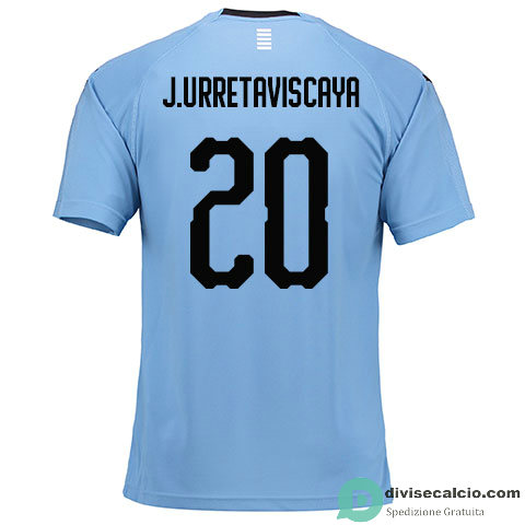 Maglia Uruguay Gara Home 20#J.URRETAVISCAYA 2018