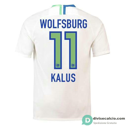 Maglia VfL Wolfsburg Gara Away 11#KLAUS 2018-2019
