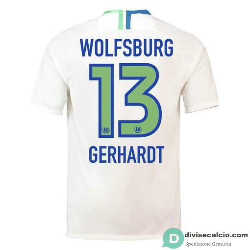 Maglia VfL Wolfsburg Gara Away 13#GERHARDT 2018-2019