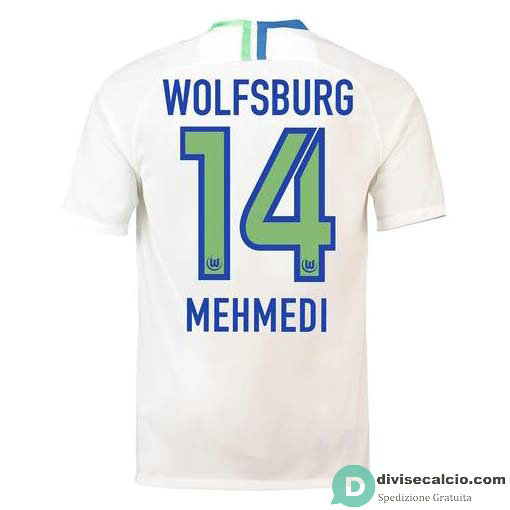 Maglia VfL Wolfsburg Gara Away 14#MEHMEDI 2018-2019