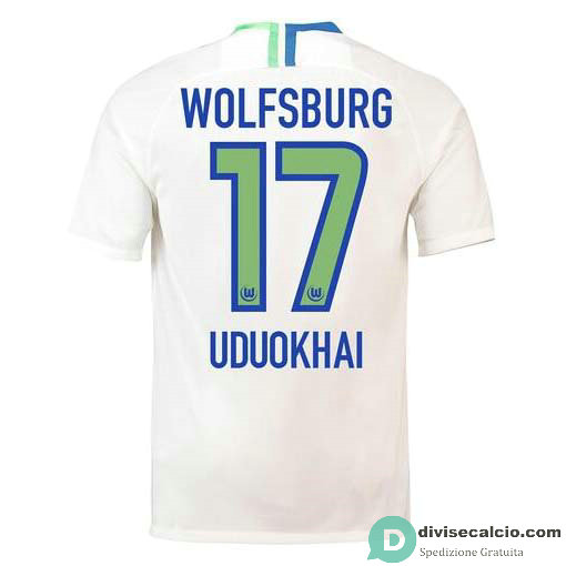 Maglia VfL Wolfsburg Gara Away 17#UDUOKHAI 2018-2019