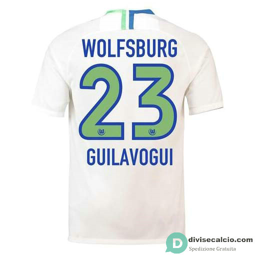 Maglia VfL Wolfsburg Gara Away 23#GUILAVOGUI 2018-2019