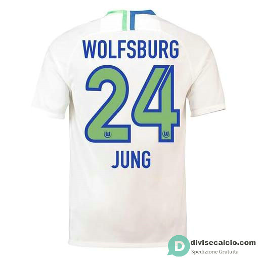 Maglia VfL Wolfsburg Gara Away 24#JUNG 2018-2019