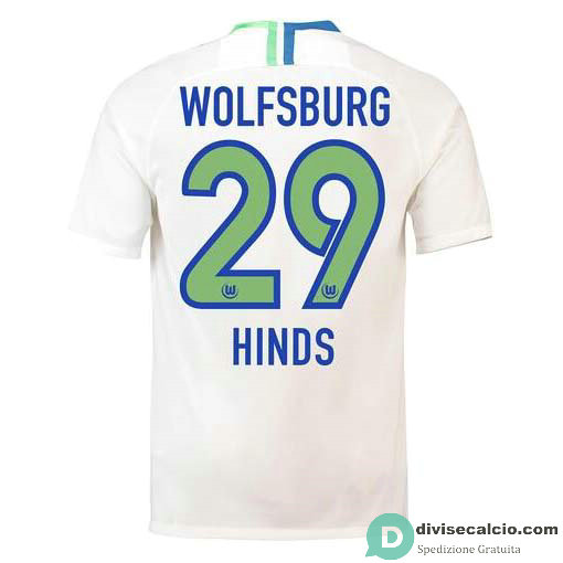 Maglia VfL Wolfsburg Gara Away 29#HINDS 2018-2019