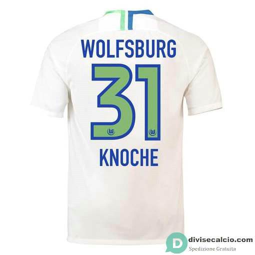 Maglia VfL Wolfsburg Gara Away 31#KNOCHE 2018-2019