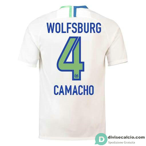 Maglia VfL Wolfsburg Gara Away 4#CAMACHO 2018-2019