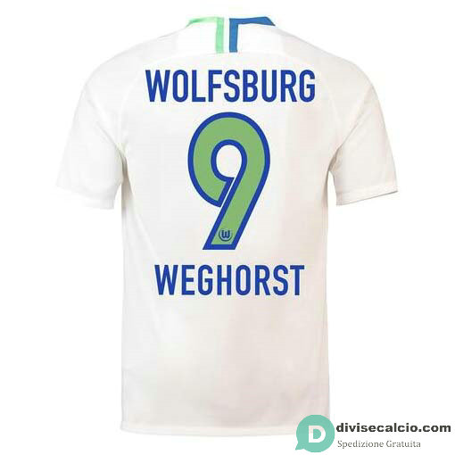 Maglia VfL Wolfsburg Gara Away 9#WEGHORST 2018-2019