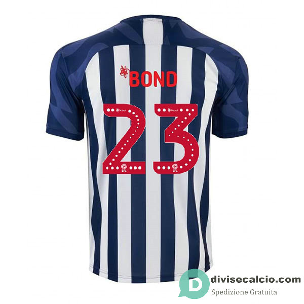 Maglia West Bromwich Gara Home 23#BOND 2019-2020