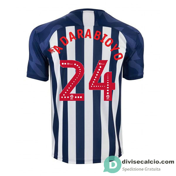 Maglia West Bromwich Gara Home 24#ADARABIOYO 2019-2020