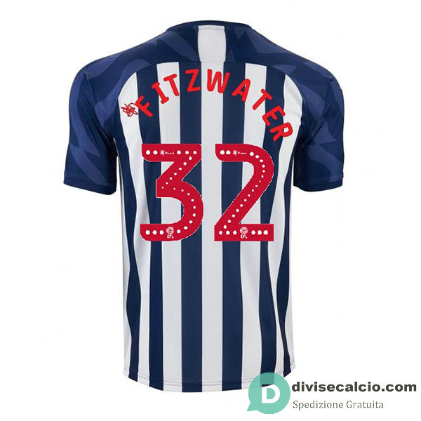 Maglia West Bromwich Gara Home 32#FITZWATER 2019-2020