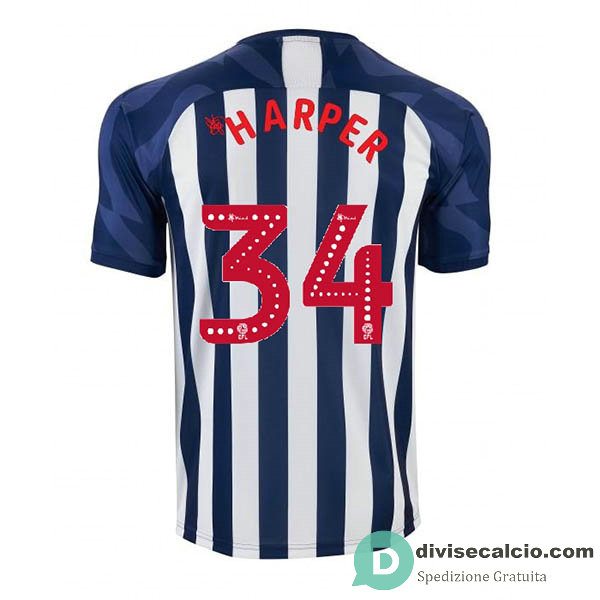 Maglia West Bromwich Gara Home 34#HARPER 2019-2020