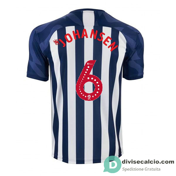 Maglia West Bromwich Gara Home 6#JOHANSEN 2019-2020