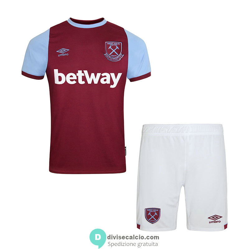 Maglia West Ham United Bambino Gara Home 2020/2021