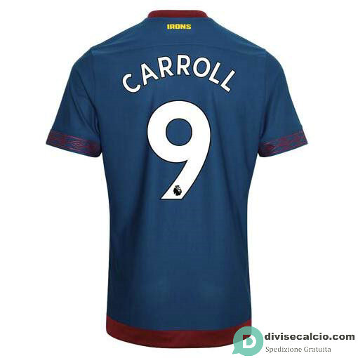 Maglia West Ham United Gara Away 9#CARROLL 2018-2019