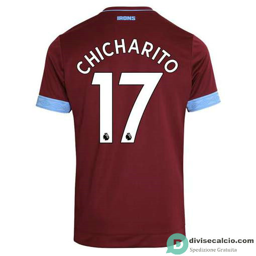 Maglia West Ham United Gara Home 17#CHICHARITO 2018-2019