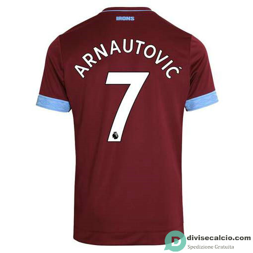 Maglia West Ham United Gara Home 7#ARNAUTOVIC 2018-2019