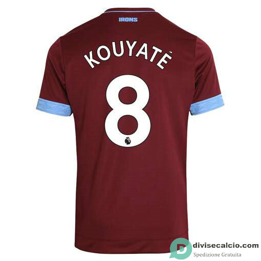 Maglia West Ham United Gara Home 8#KOUYATE 2018-2019