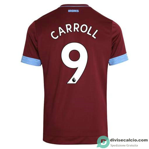 Maglia West Ham United Gara Home 9#CARROLL 2018-2019