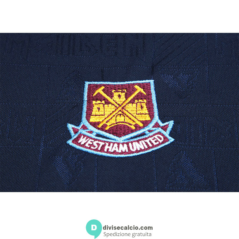 Maglia West Ham United x Iron Maiden Retro Blue 1999/2001